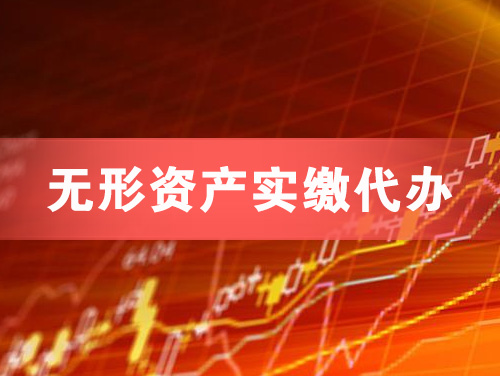 岳阳无形资产实缴资本代办